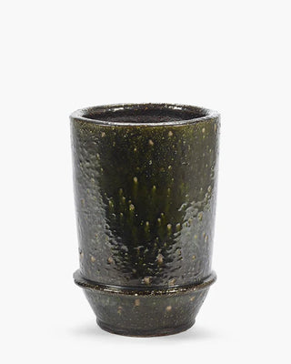 Serax Dune planter 02 Dark green h. 38 cm - 14.96 in - Buy now on ShopDecor - Discover the best products by SERAX design