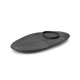 Serax Dune Platter with Bowl Black 60 cm - Buy now on ShopDecor - Discover the best products by SERAX design