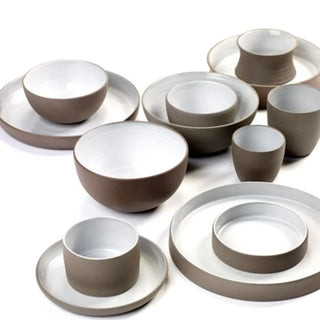 Serax Dusk serving plate taupe diam. 31 cm. - 12.2 in. - Buy now on ShopDecor - Discover the best products by SERAX design