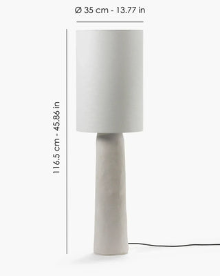 Serax Earth floor lamp with natural linen lampshade - Buy now on ShopDecor - Discover the best products by SERAX design