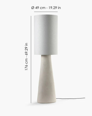 Serax Earth floor lamp with natural linen lampshade - Buy now on ShopDecor - Discover the best products by SERAX design