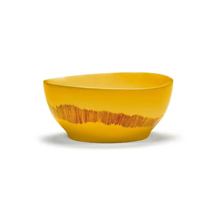 Serax Feast bowl swirl - stripes Serax Feast yellow red 16 cm - 6.30 in - Buy now on ShopDecor - Discover the best products by SERAX design