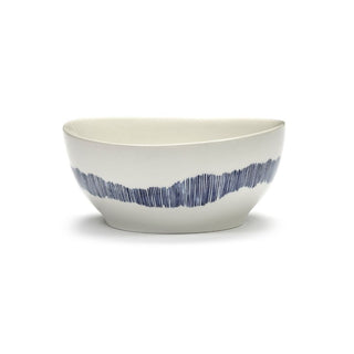 Serax Feast bowl swirl - stripes Serax Feast white blue 16 cm - 6.30 in - Buy now on ShopDecor - Discover the best products by SERAX design