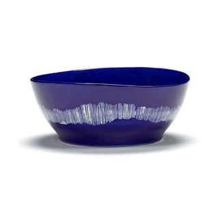 Serax Feast bowl swirl - stripes Serax Feast blue white 18 cm - 7.09 in - Buy now on ShopDecor - Discover the best products by SERAX design