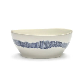 Serax Feast bowl swirl - stripes Serax Feast white blue 18 cm - 7.09 in - Buy now on ShopDecor - Discover the best products by SERAX design