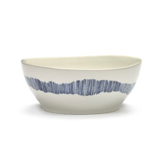 Serax Feast bowl swirl - stripes Serax Feast white blue 18 cm - 7.09 in - Buy now on ShopDecor - Discover the best products by SERAX design