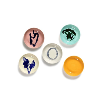 Serax Feast dinner plate azure - broccoli green diam. 11.5 cm. - 4.52 in. - Buy now on ShopDecor - Discover the best products by SERAX design