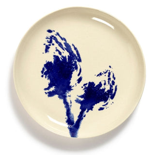 Serax Feast dinner plate artichoke pattern Serax Feast white blue 19 cm - 7.48 in - Buy now on ShopDecor - Discover the best products by SERAX design