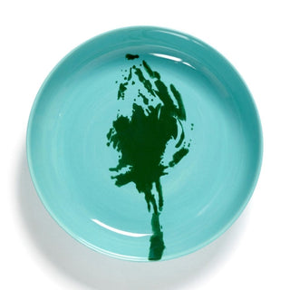 Serax Feast piatto fondo diam. 22 cm. azure - artichoke green