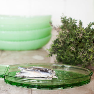Serax Fish & Fish dish transparent green 23 cm. - 9.05 in. - Buy now on ShopDecor - Discover the best products by SERAX design