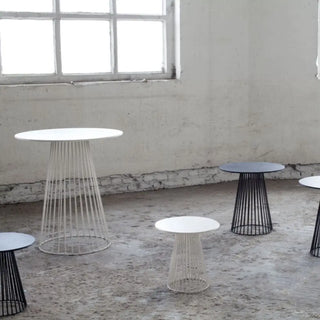 Serax Metal Sculptures Garbo Bistrot black round table - Buy now on ShopDecor - Discover the best products by SERAX design