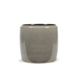 Serax Glazed Shades round flower pot Grey h. 32 cm - 13.39 in - Buy now on ShopDecor - Discover the best products by SERAX design