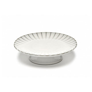 Serax Inku cake stand diam. 24 cm. - 9.44 in. Serax Inku White - Buy now on ShopDecor - Discover the best products by SERAX design