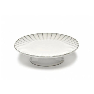 Serax Inku cake stand diam. 24 cm. - 9.44 in. Serax Inku White - Buy now on ShopDecor - Discover the best products by SERAX design