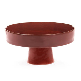 Serax La Mère deep plate on foot L diam. 25 cm. - 9.84 in. Serax La Mère Venetian Red - Buy now on ShopDecor - Discover the best products by SERAX design