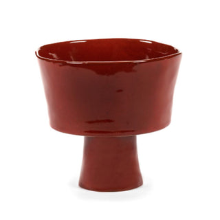 Serax La Mère high bowl on foot Serax La Mère Venetian Red 18 cm - 7.09 in - Buy now on ShopDecor - Discover the best products by SERAX design
