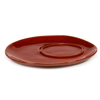 Serax La Mère saucer Serax La Mère Venetian Red Coffee - Buy now on ShopDecor - Discover the best products by SERAX design