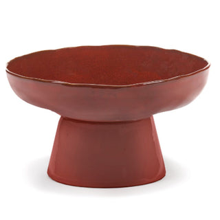 Serax La Mère serving plate foot diam. 31 cm. Serax La Mère Venetian Red - Buy now on ShopDecor - Discover the best products by SERAX design