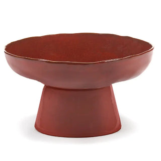 Serax La Mère serving plate on foot diam. 31 cm. - 12.2 in. Serax La Mère Venetian Red - Buy now on ShopDecor - Discover the best products by SERAX design