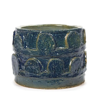 Serax Look At Me flower pot blue/green h. 28 cm. - 11 in. - Buy now on ShopDecor - Discover the best products by SERAX design