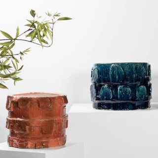 Serax Look At Me flower pot blue/green h. 28 cm. - 11 in. - Buy now on ShopDecor - Discover the best products by SERAX design