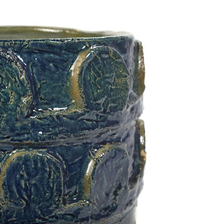 Serax Look At Me flower pot blue/green h. 28 cm. - 11 in. - Buy now on ShopDecor - Discover the best products by SERAX design