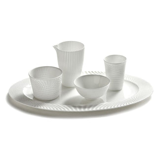 Serax Nido oval plate white 34x22 cm. - 13.38x8.66 in. - Buy now on ShopDecor - Discover the best products by SERAX design