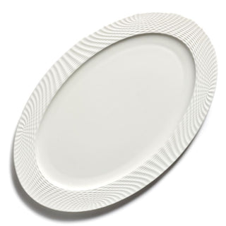 Serax Nido oval plate white 34x22 cm. - 13.38x8.66 in. - Buy now on ShopDecor - Discover the best products by SERAX design