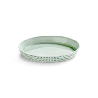 Serax Nido dinner plate raised edge Serax Nido Green 10 cm - 3.94 in - Buy now on ShopDecor - Discover the best products by SERAX design