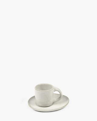 Serax Out Of Lines espresso cup with saucer Off White - Buy now on ShopDecor - Discover the best products by SERAX design