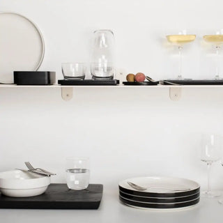 Serax Passe-partout low plate glazed black - Buy now on ShopDecor - Discover the best products by SERAX design