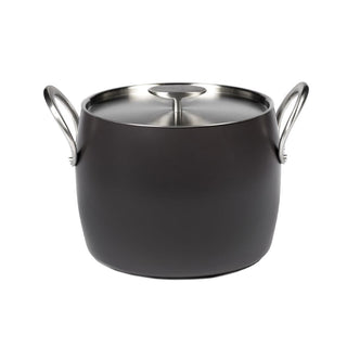Serax Pure Cookware pot diam. 22 cm. Serax Pure Ebony Black - Buy now on ShopDecor - Discover the best products by SERAX design