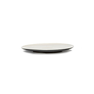 Serax Ra plate diam. 17.5 cm. black/off white - Buy now on ShopDecor - Discover the best products by SERAX design