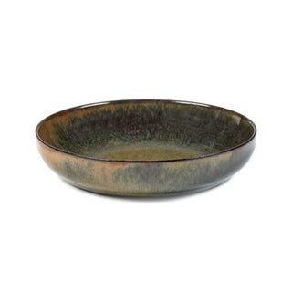 Serax Surface round deep plate Ocher grey 16 cm - 6.29 in - Buy now on ShopDecor - Discover the best products by SERAX design