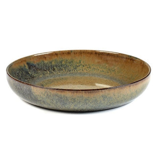 Serax Surface round deep plate Ocher grey 21 cm - 8.26 in - Buy now on ShopDecor - Discover the best products by SERAX design