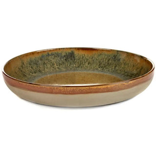 Serax Surface serving plate diam. 32 cm. - 12.6 in. Ocher grey - Buy now on ShopDecor - Discover the best products by SERAX design