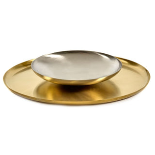 Serax Table Accessories bowl brushed steel diam. 22.5 cm. - 8.85 in. - Buy now on ShopDecor - Discover the best products by SERAX design