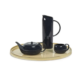 Serax Terres De Rêves jug dark blue h. 23 cm. - 9.05 in. - Buy now on ShopDecor - Discover the best products by SERAX design