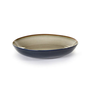 Serax Terres De Rêves pasta plate diam. 23.5 cm. - 9.25 in. Serax Terres de Rêves misty grey dark blue - Buy now on ShopDecor - Discover the best products by SERAX design