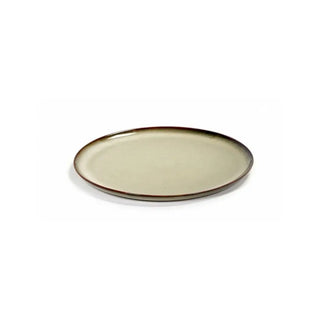 Serax Terres De Rêves round dinner plate Serax Terres de Rêves misty grey 22 cm - 8.66 in - Buy now on ShopDecor - Discover the best products by SERAX design