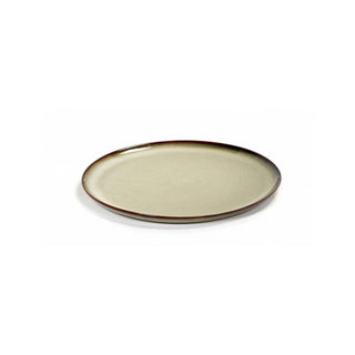 Serax Terres De Rêves round dinner plate Serax Terres de Rêves misty grey 22 cm - 8.66 in - Buy now on ShopDecor - Discover the best products by SERAX design