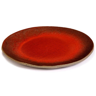 Serax Urbanistic Ceramics round dinner plate Serax Urbanistic Ceramics red 28 cm - 11 in - Buy now on ShopDecor - Discover the best products by SERAX design