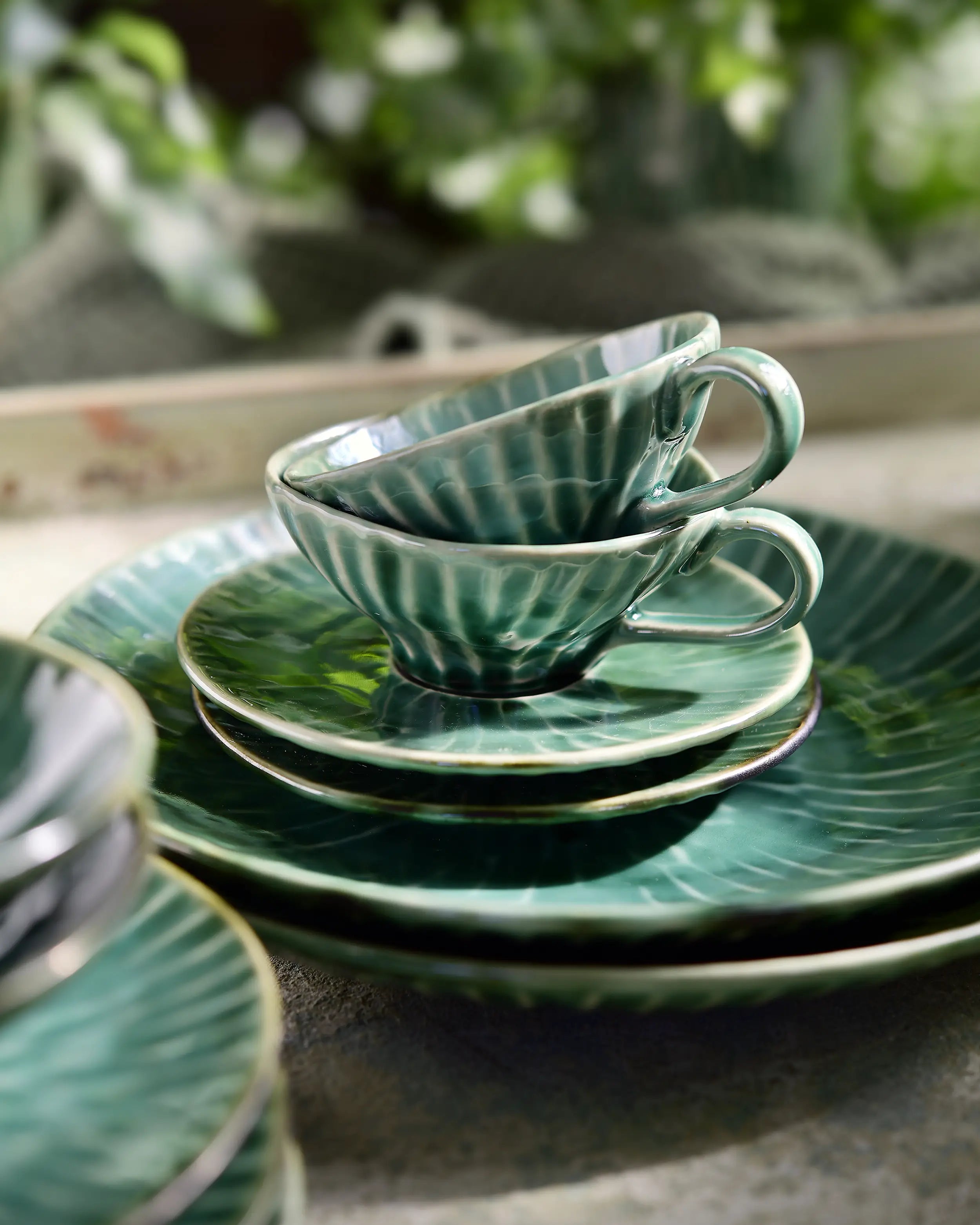 Serax Verde Lanza cup with saucer cup | by Pascale Naessens Serax Verde Lanza cup with saucer cup | by Pascale Naessens