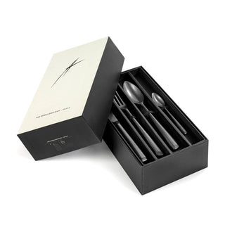 Serax Zoë set 24 cutlery anthracite steel - Buy now on ShopDecor - Discover the best products by SERAX design
