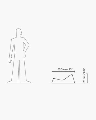 Serralunga Aqua Riser support for sun lounger - Buy now on ShopDecor - Discover the best products by SERRALUNGA design