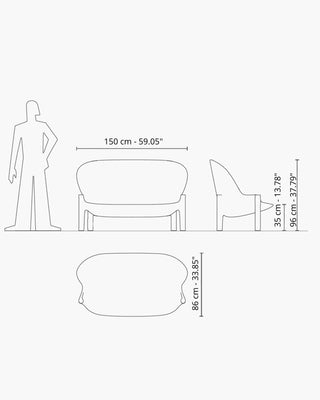 Serralunga Balzac sofa - Buy now on ShopDecor - Discover the best products by SERRALUNGA design