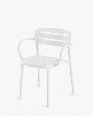 Serralunga Croisette armchair with armrests Serralunga White - Buy now on ShopDecor - Discover the best products by SERRALUNGA design
