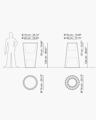 Serralunga Eufronio planter - Buy now on ShopDecor - Discover the best products by SERRALUNGA design