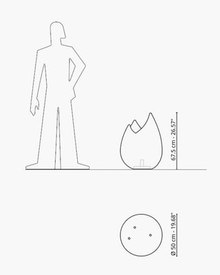 Serralunga Flame floor lamp - Buy now on ShopDecor - Discover the best products by SERRALUNGA design