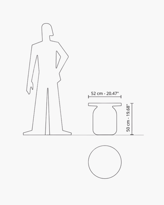 Serralunga Juju coffee table moleskin - Buy now on ShopDecor - Discover the best products by SERRALUNGA design